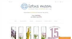Desktop Screenshot of lotusmoonskincare.com